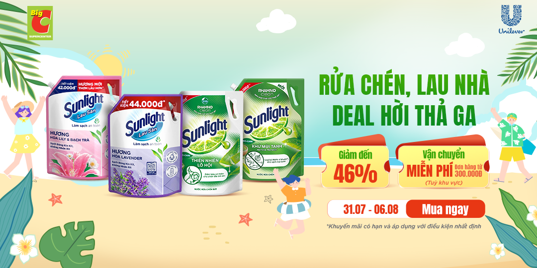 GO! APP x SUNLIGHT: NHÀ THƠM CHÉN SẠCH - DEAL XỊN TRONG TAY