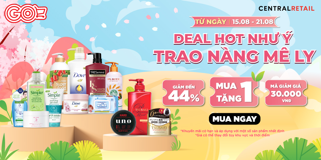 DEAL LÀM ĐẸP GIẢM ĐẾN 44% LÀ DEAL MƯỜI ĐIỂM KHÔNG CÓ NHƯNG! 