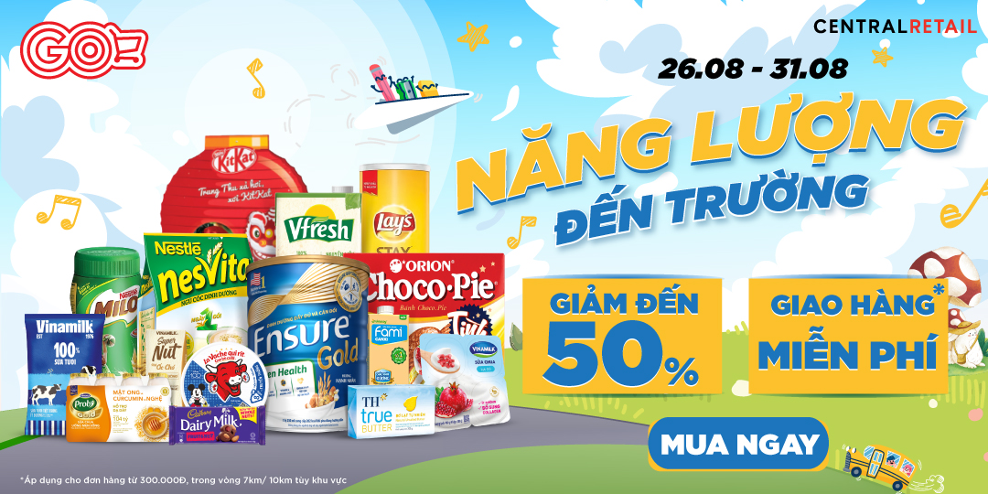 CHINH PHỤC NĂM HỌC MỚI TRÀN ĐẦY NĂNG LƯỢNG VỚI ƯU ĐÃI LÊN ĐẾN 50%