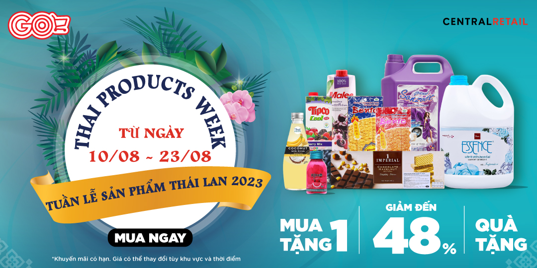 KHAI MẠC LỄ HỘI THÁI LAN TẠI APP GO! & Big C VỚI ƯU ĐÃI ĐẾN 48%