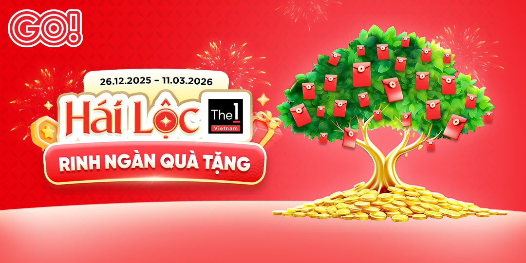 “HÁI LỘC THE 1 VIETNAM - RINH NGÀN QUÀ TẶNG” CHÍNH THỨC LÊN SÓNG TẠI GO! APP