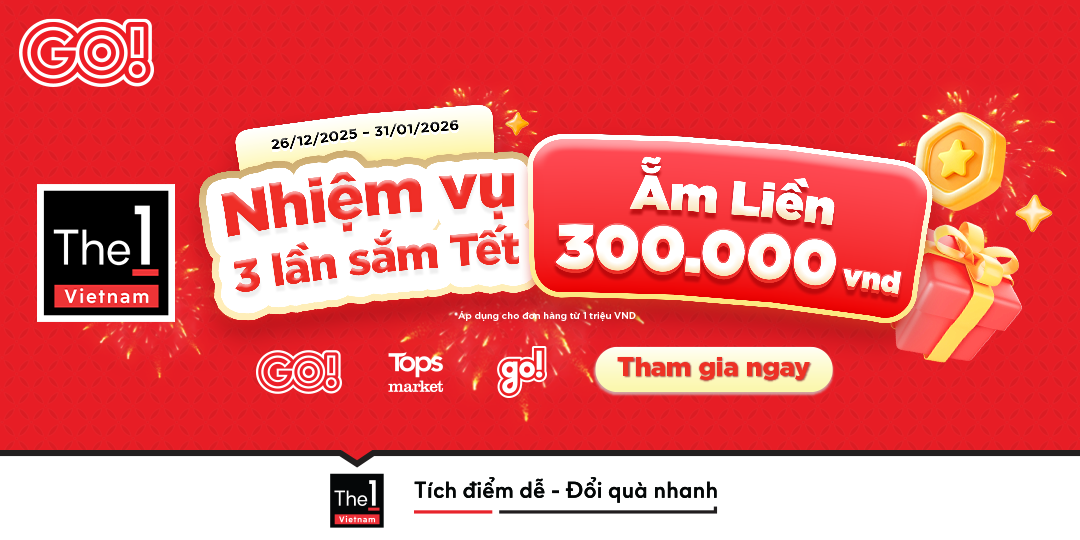 NHIỆM VỤ 3 LẦN SẮM TẾT - ẴM LIỀN 300.000Đ
