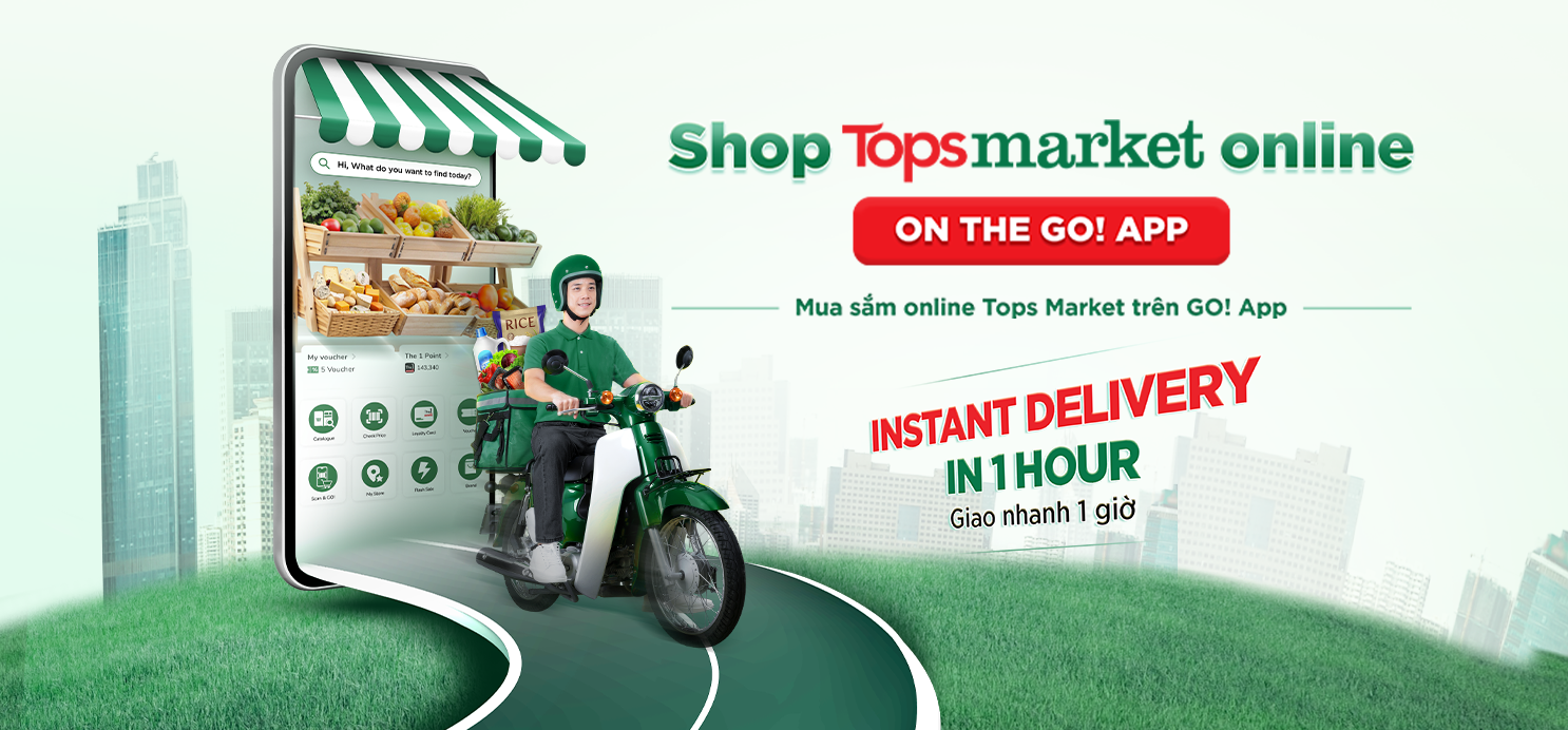 TOPS MARKET THẢO ĐIỀN CHÍNH THỨC “LÊN SÓNG” TRÊN GO! APP