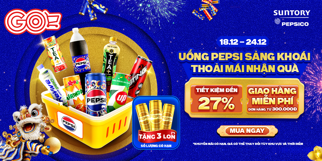 UỐNG PEPSI SẢNG KHOÁI - THOẢI MÁI NHẬN QUÀAAAA