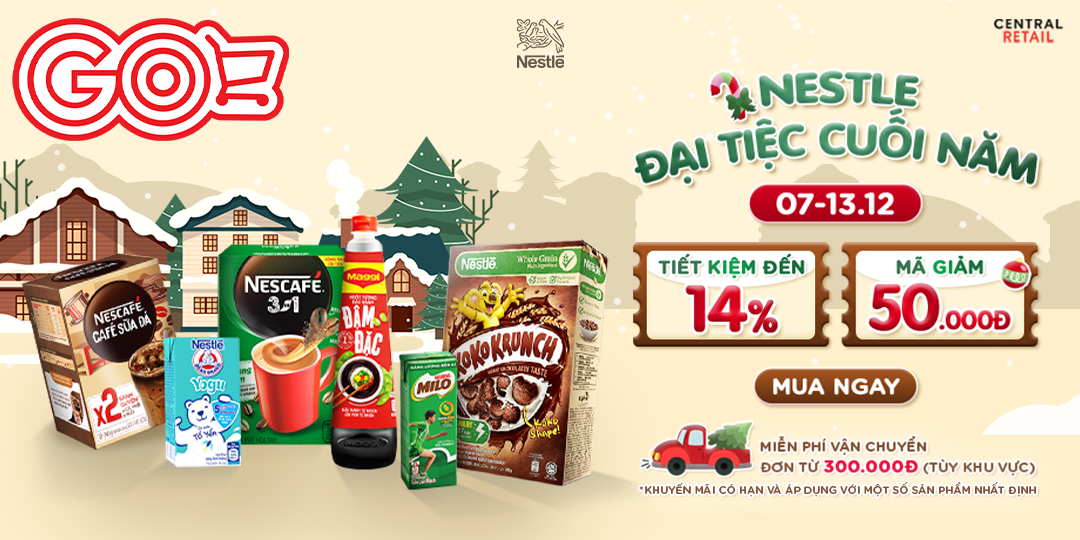 ĐẠI TIỆC CUỐI NĂM - NESTLÉ KHAO ƯU ĐÃI GIẢM ĐẬM