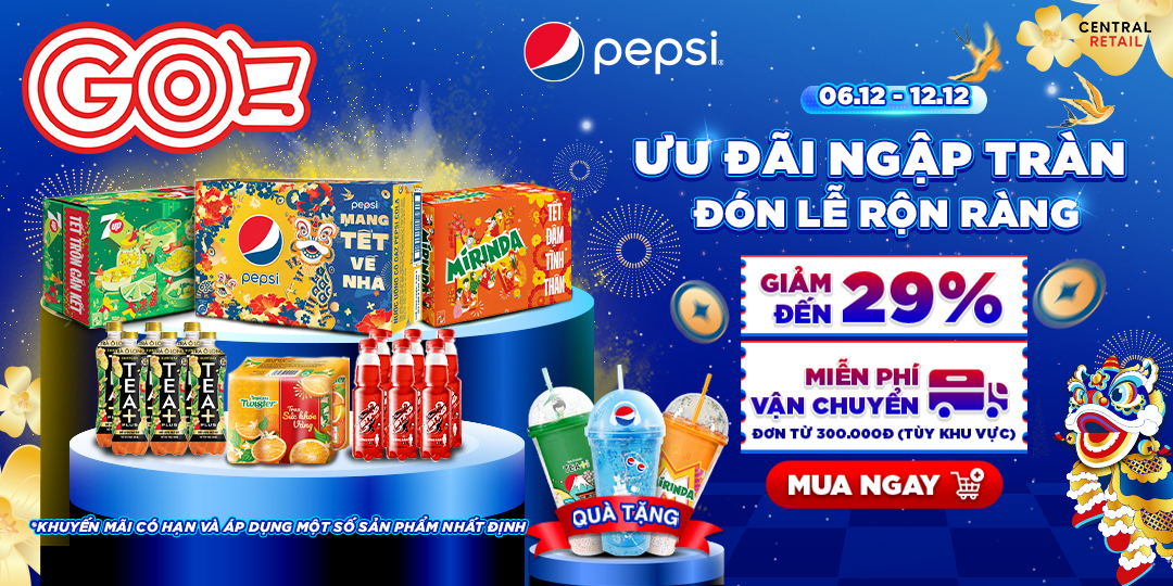 MÙA LỄ THÊM CHẤT, QUẨY HẾT NẤC CÙNG DEAL GIẢI NHIỆT TỪ PEPSI