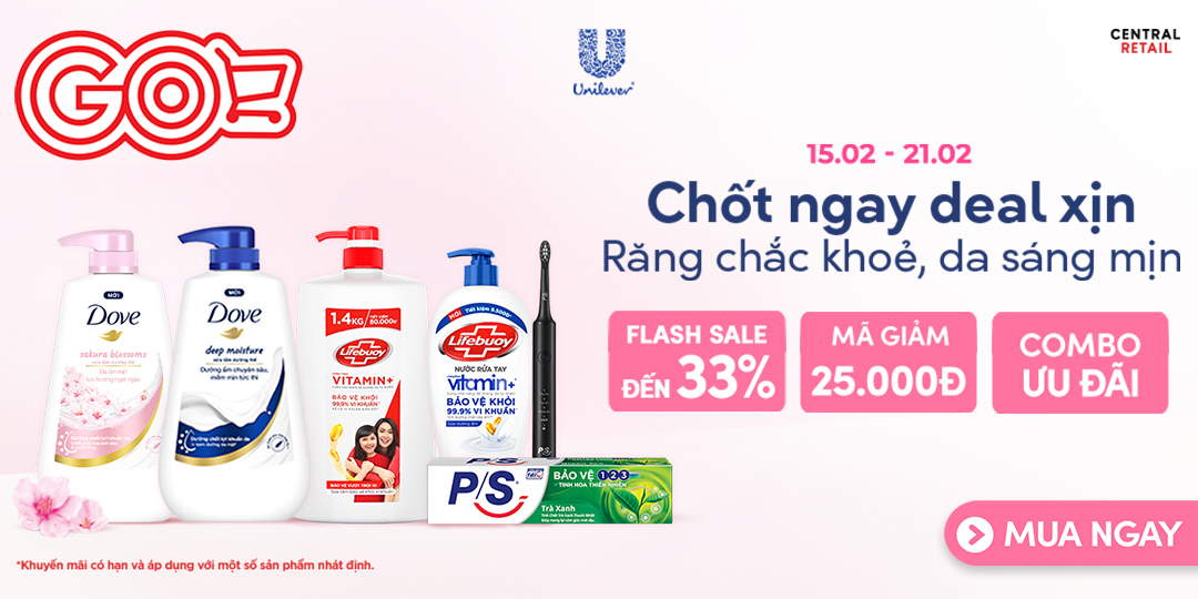 CÒN MÙNG LÀ CÒN TẾT, UNILEVER TUNG ƯU ĐÃI SALE HẾT BỘ SẢN PHẨM CHĂM SÓC CÁ NHÂN