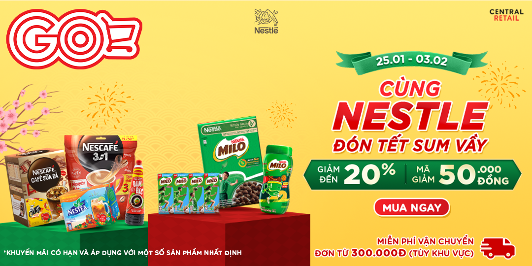 THẢ MÌNH TRONG ĐẠI TIỆC ƯU ĐÃI ĐÓN TẾT GIÁP THÌN CỦA  NESTLE