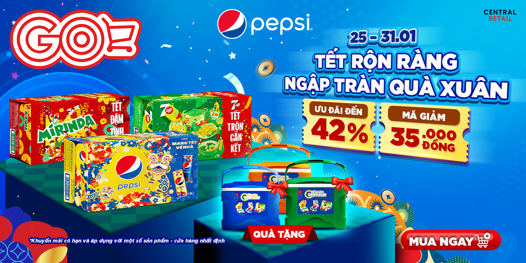 MANG TẾT VỀ NHÀ, MANG PEPSI LÊN BÀN TIỆC TẤT NIÊN