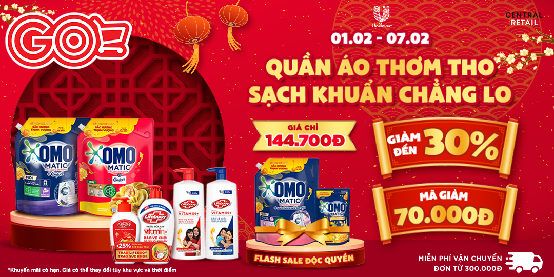 SẠCH KHUẨN THƠM THO - ĐÓN TẾT ẤM NO CÙNG UNILEVER 