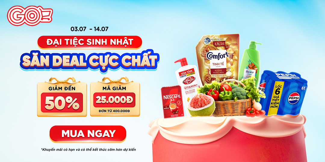 SINH NHẬT RỘN RÀNG - MỞ GO! APP NGẬP TRÀN ƯU ĐÃI