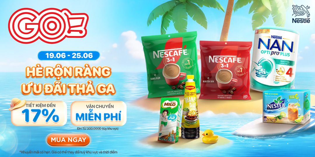 NESTLÉ KHAO DEAL CHÀO HÈ - CHỐT ĐƠN TRÊN GO! APP CỰC RẺ