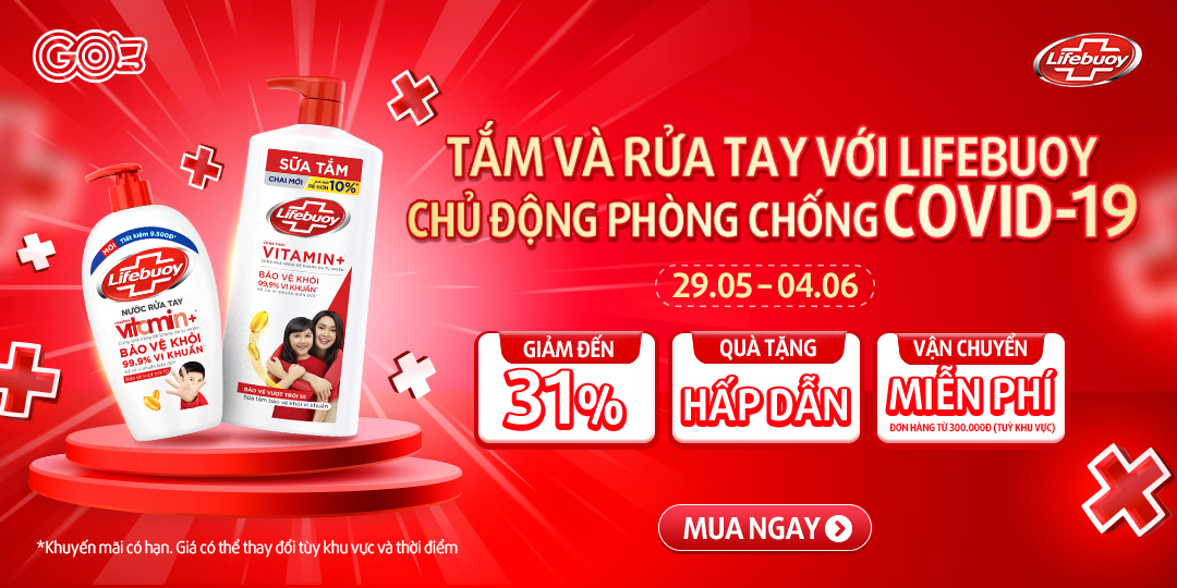 SĂN ƯU ĐÃI LIFEBUOY TRÊN GO! APP: AN TOÀN CHO DA - BẢO VỆ CẢ NHÀ