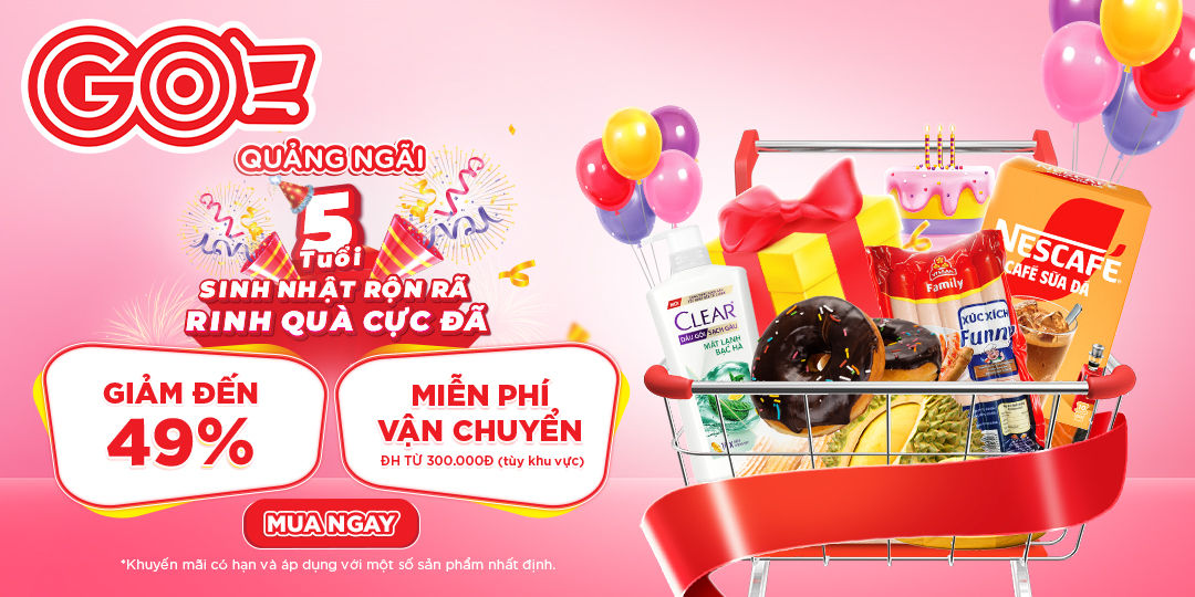MỪNG GO! QUẢNG NGÃI 5 TUỔI: SINH NHẬT RỘN RÃ - RINH QUÀ CỰC ĐÃ