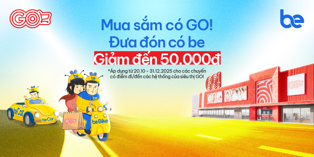 MUA SẮM CÓ GO! - ĐƯA ĐÓN CÓ BE