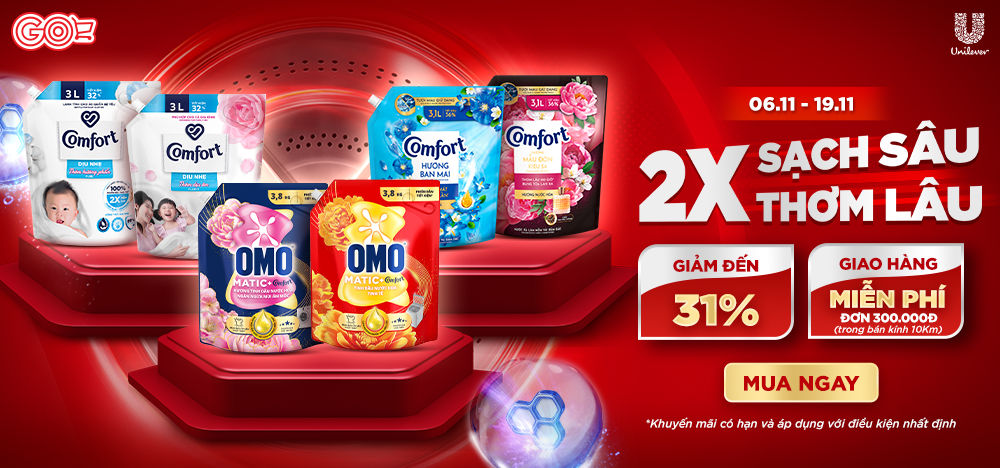 CHỐT DEAL HỜI UNILEVER TRÊN GO! APP - SẠCH SÂU THƠM LÂU