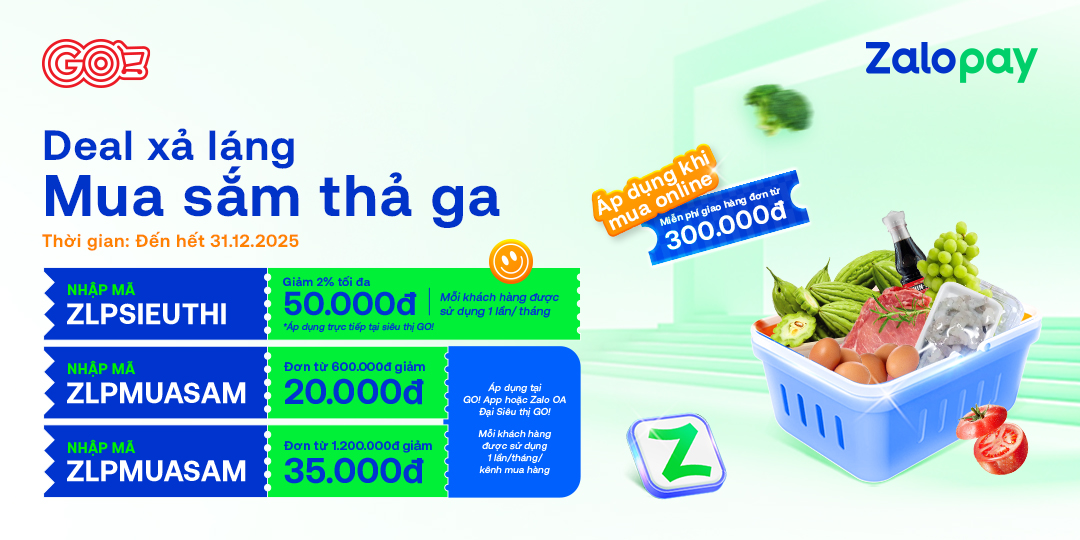 ZALOPAY X GO! APP: KHAO DEAL TO CUỐI NĂM