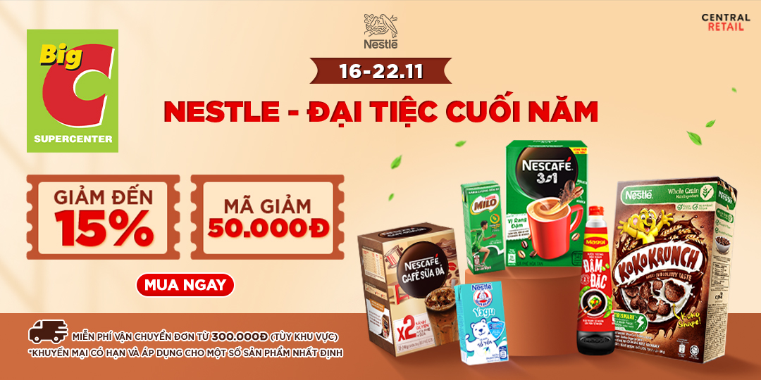 TĂNG TỐC ĐƯỜNG ĐUA MUA SẮM CUỐI NĂM CÙNG NESTLÉ