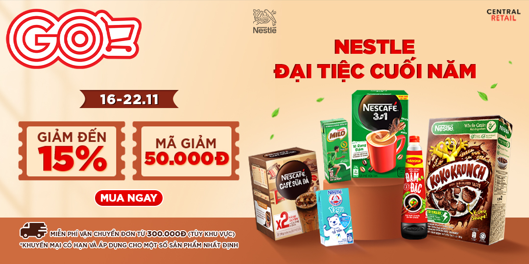 TĂNG TỐC ĐƯỜNG ĐUA MUA SẮM CUỐI NĂM CÙNG NESTLÉ