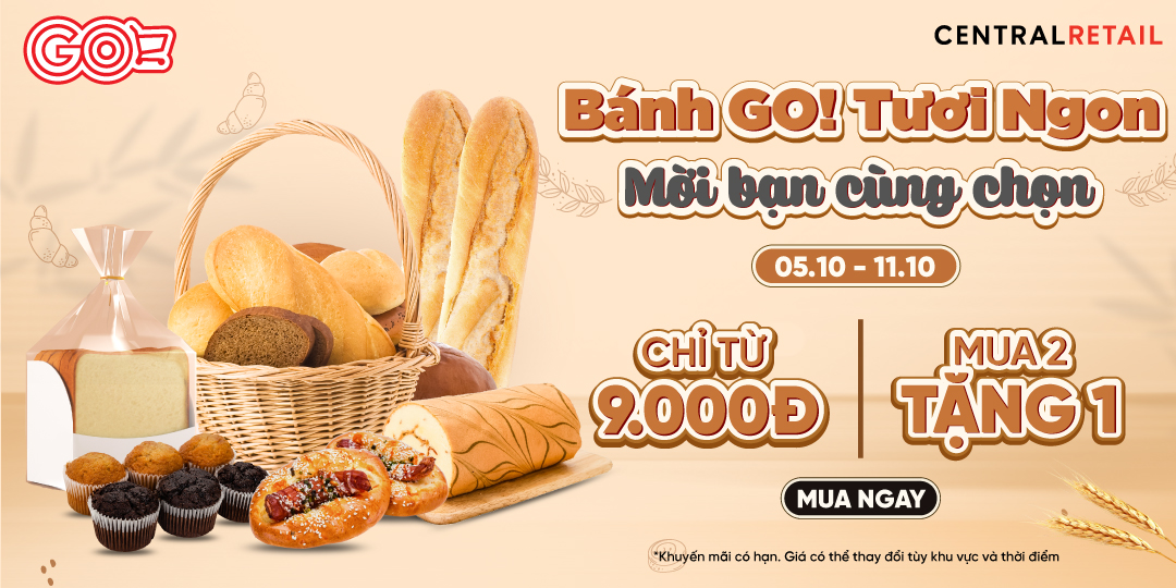 CHỌN BÁNH ĐỂ NHÂM NHI, CHỌN GO! & Big C ĐỂ HƯỞNG GIÁ TỐT 