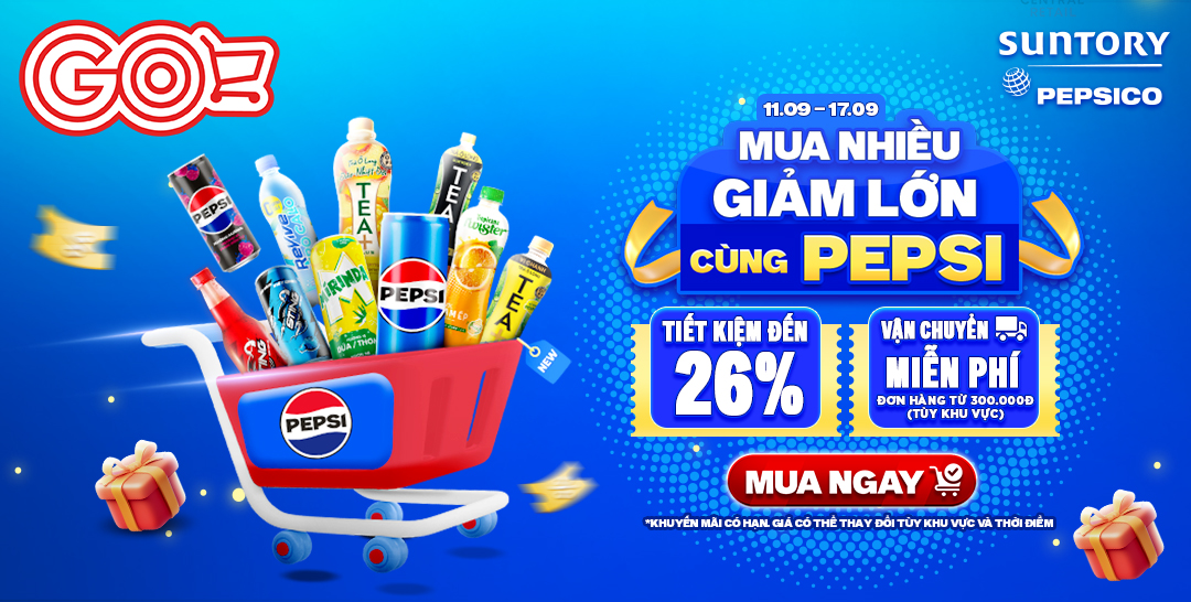PEPSI TUNG ƯU ĐÃI CỰC NHIỆT - CHỐT ĐƠN GIẢI KHÁT CỰC ĐÃAA