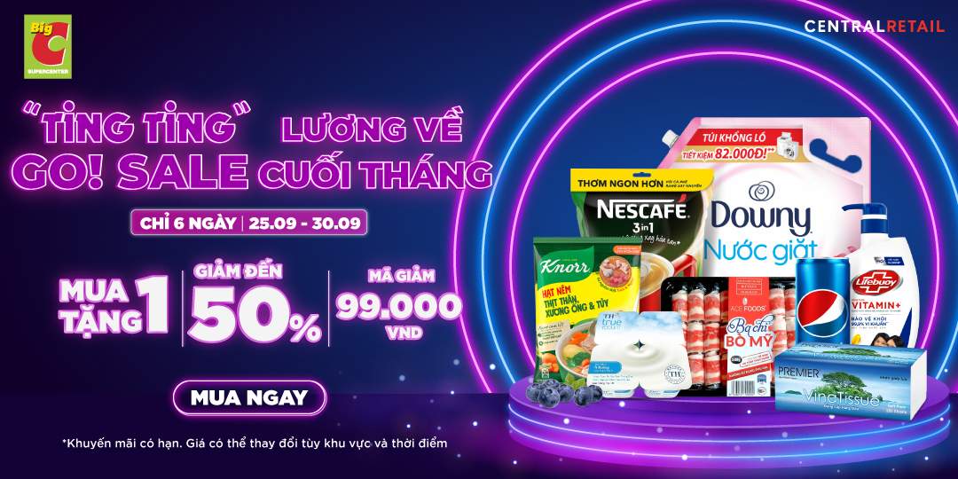 TING TING LƯƠNG VỀ! THỜI ĐIỂM VÀNG ĐỂ BẠN MUA SẮM THẢ GA, SĂN SALE NỬA GIÁ ĐẾN RỒI ĐÂY