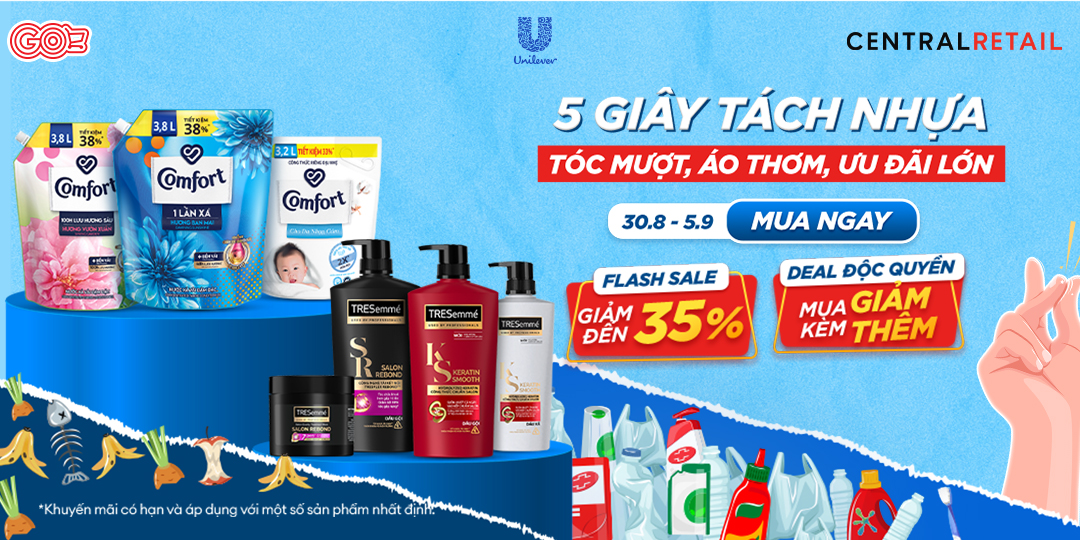 THĂNG HOA VẺ ĐẸP, GIẢM ĐẾN 33% CÙNG UNILEVER