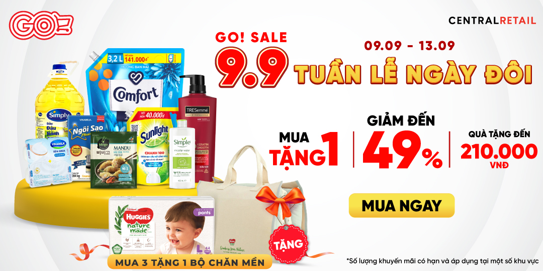 ƯU ĐÃI GẤP BỘI ĐÓN CHÀO NGÀY ĐÔI 9/9 – GIẢM ĐẾN 49%